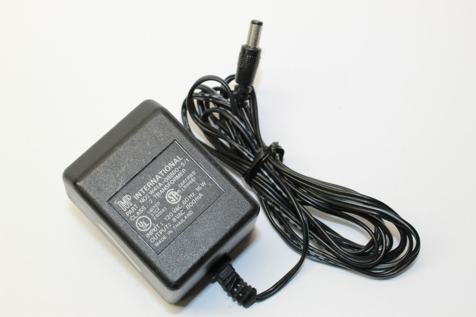 New 8V 800mA MP International W41A-08800-5/1 Class 2 Transformer Power Supply Ac Adapter